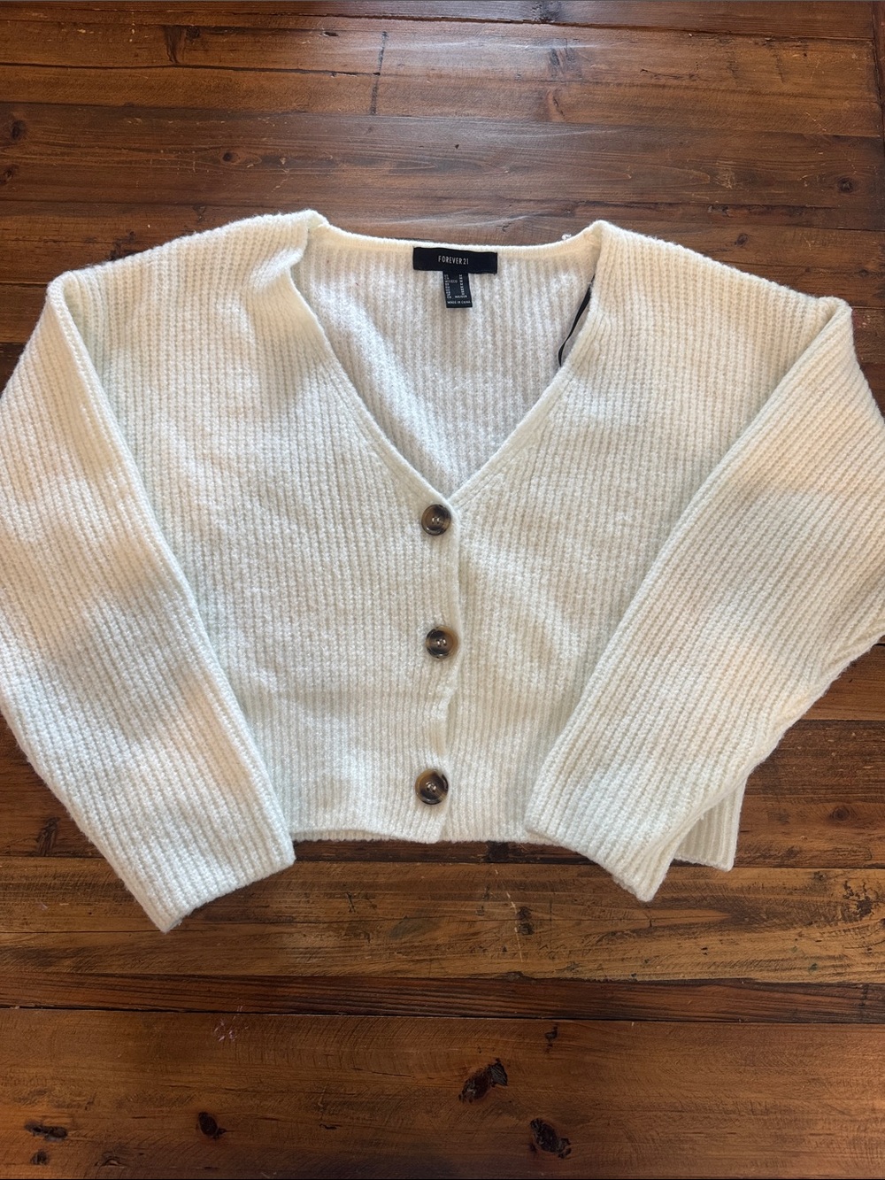 Forever 21 Cropped Cardigan